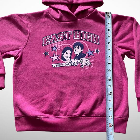 Disney Channel High School Musical 2 East High Wildcats Hoodie Kids Sz M (7/8) - Picture 4 of 7